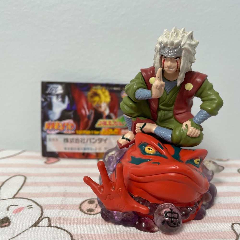 Jiraiya Naruto Real Collection Series 4 Figurine Mini Toy Gashapon 2004